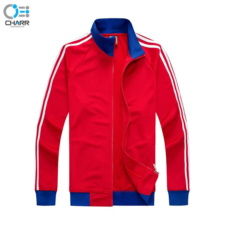 Wholesale Custom Cheap Man Leather Sport Fitness Jacket For Men Running Wear Breaker Jacket