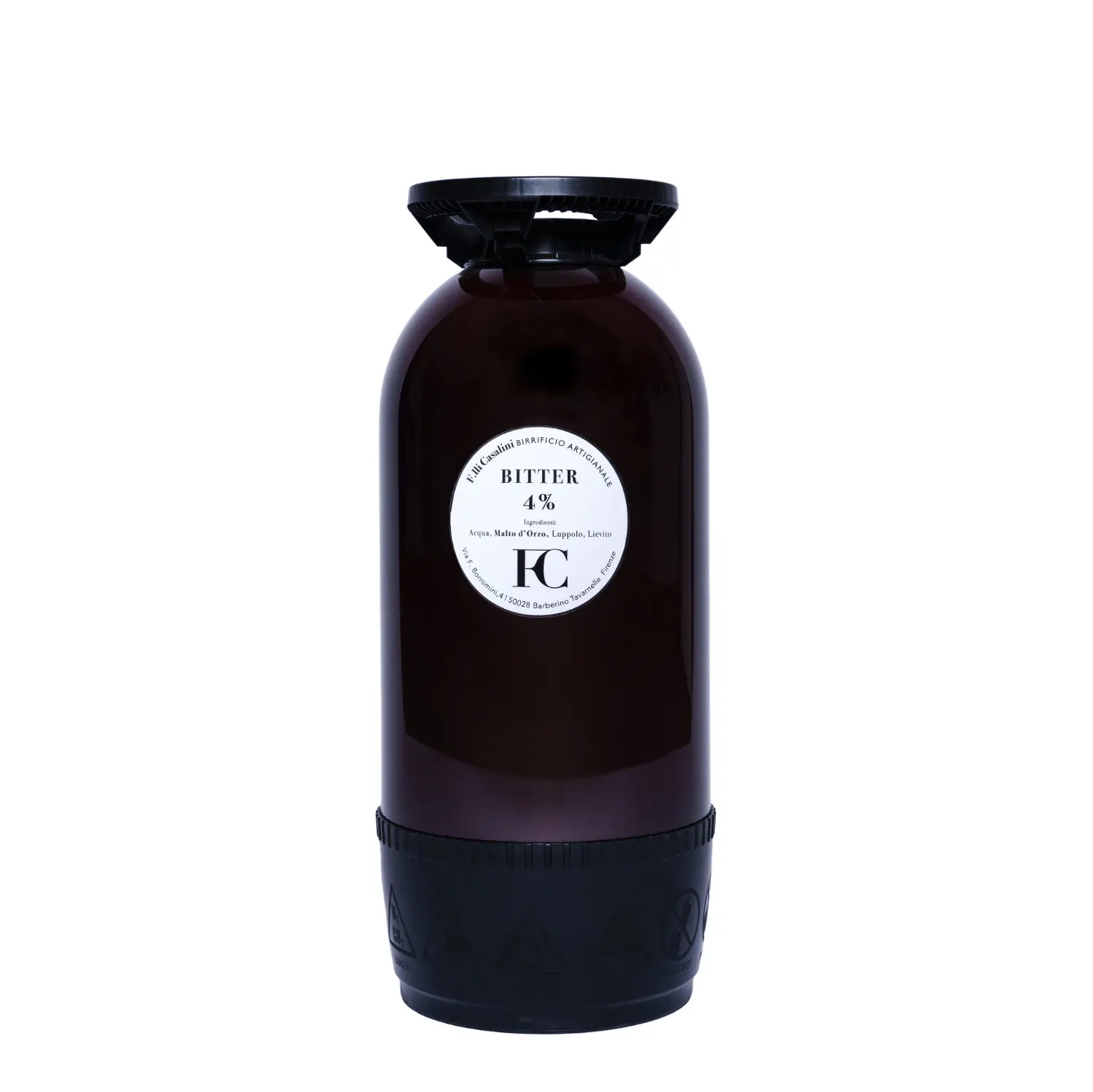 Italian Selection Brewery Casalini - Beer Keg 30 Lt Bitter - Draft Beer Made in Italy -  Different Size - Beer for Export