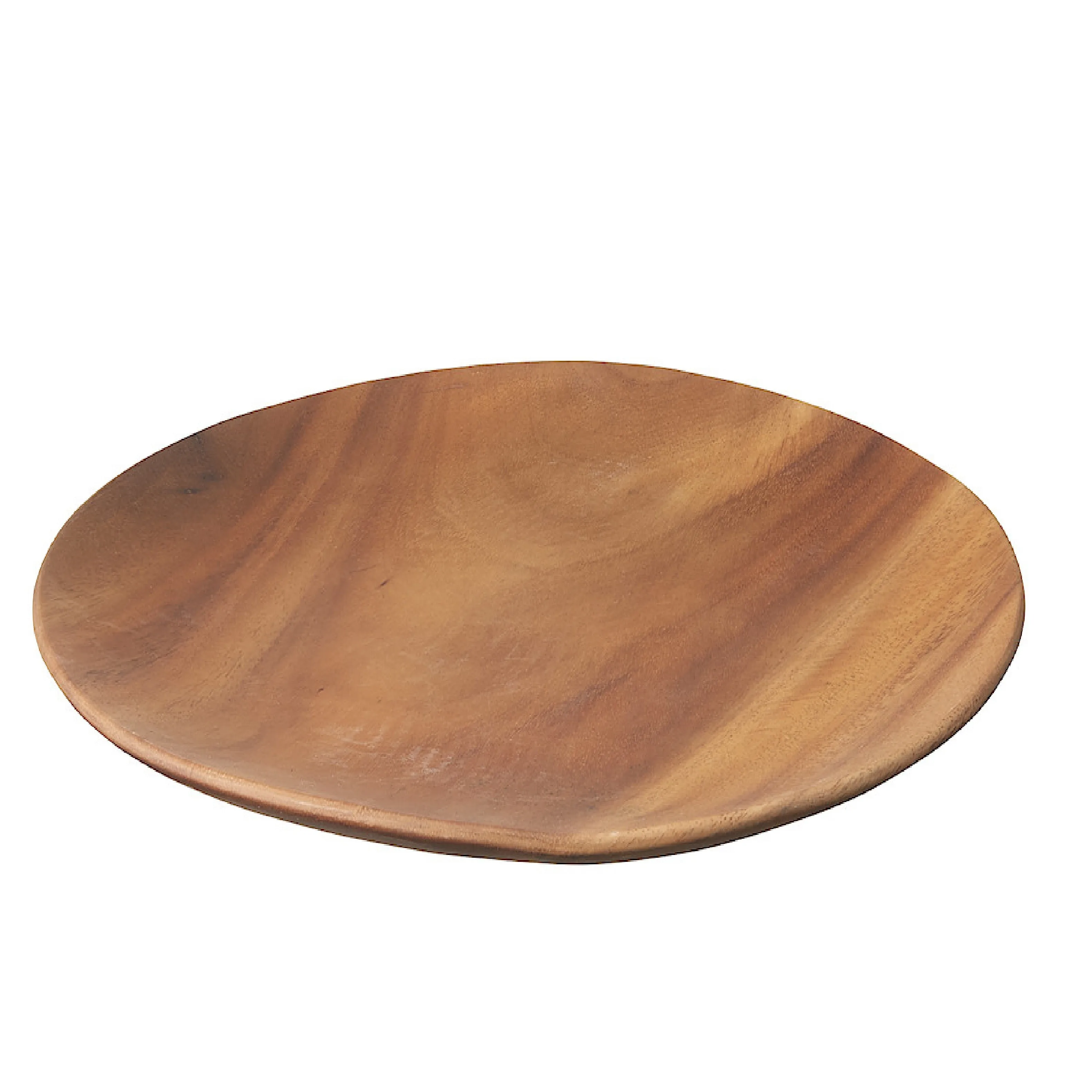 Wholesale Better Quality Wooden Serving Plates Restaurant Natural Wood Serving Plates Made India