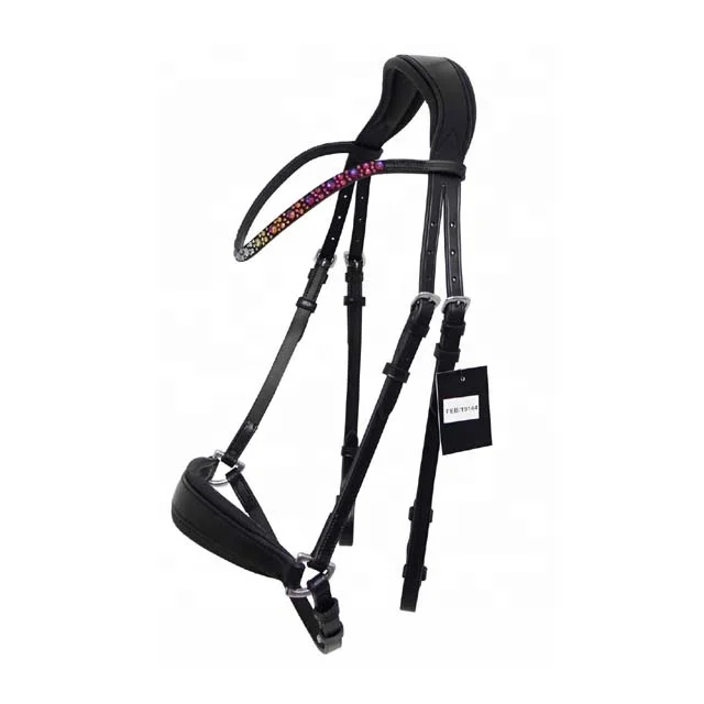 Indian Leather Horse Bridle.