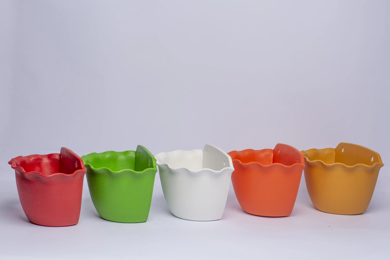 Heart Shape Flower Pot Nursery Pots Plastic for Adorable Decor Not