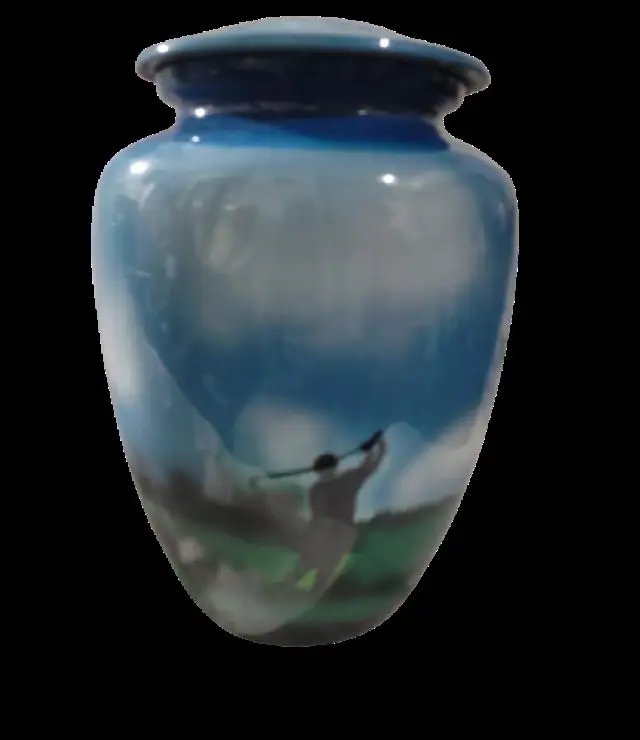 Хит продаж урны в водном потоке с изображением оленя Стильные Классические для кремации на заказ продавец из Индии