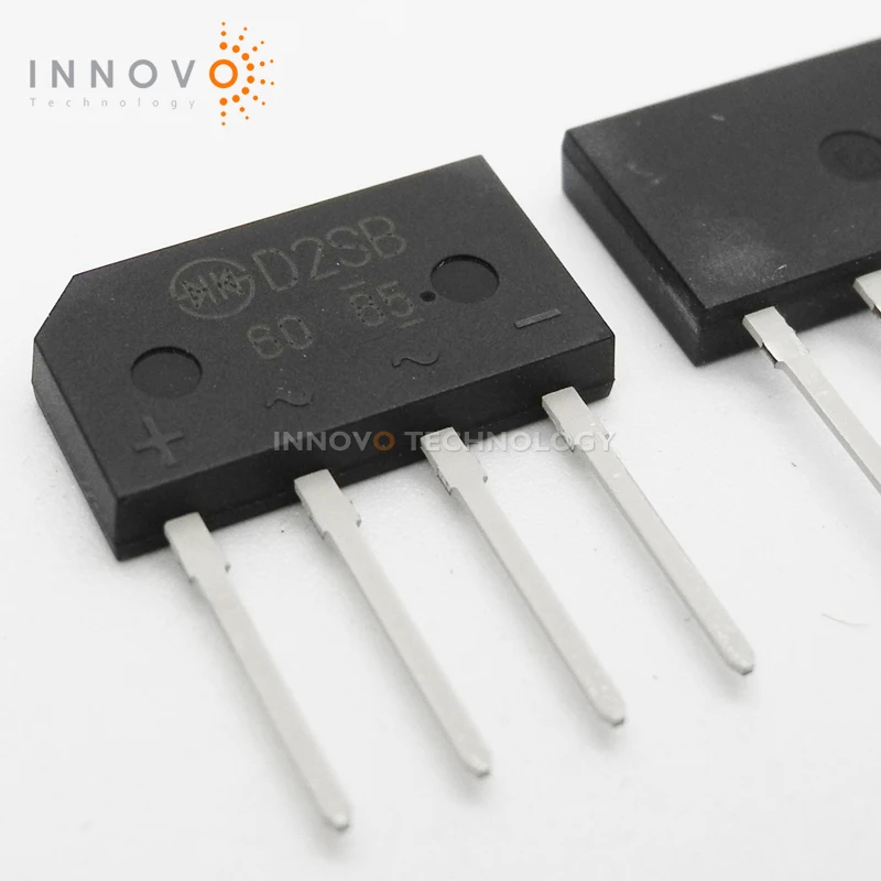 D2SB60 D2G D2SB LN2SB60 D2SB60-7000 80A 2A 600V diodes Bridge Rectifier Single Phase SIP-4 New original
