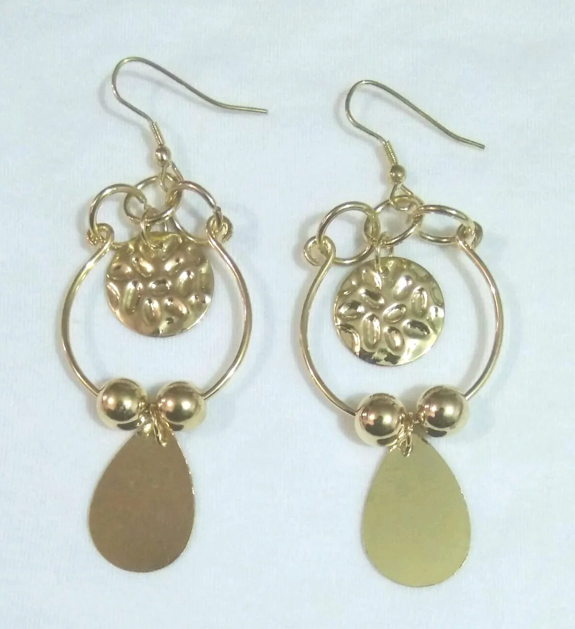 Raw brass fringe earrings metal tassel earrings solid brass gold fringe tassel statement earrings