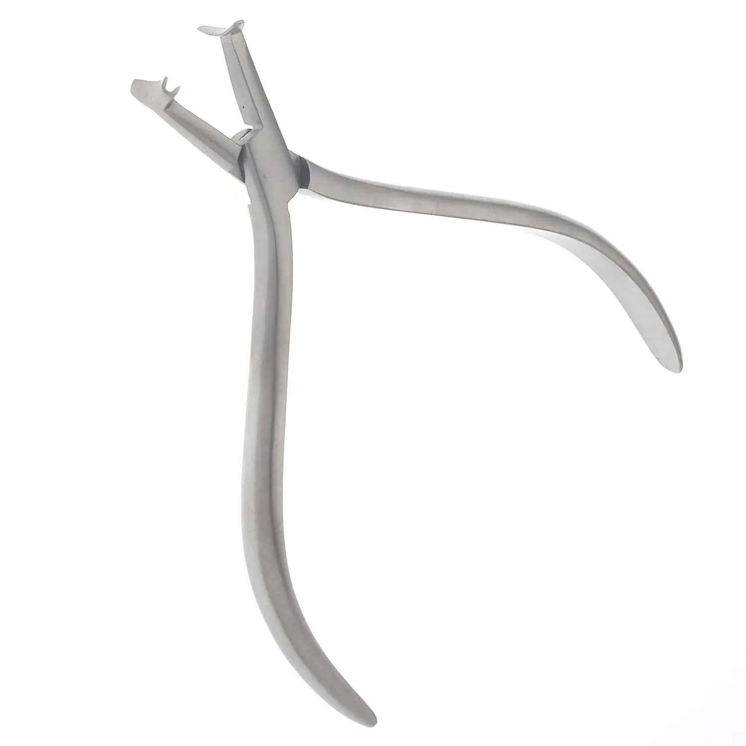 professional dental slim hammer head plier serrated tip niti cinch back wire forming pliers stainless steel