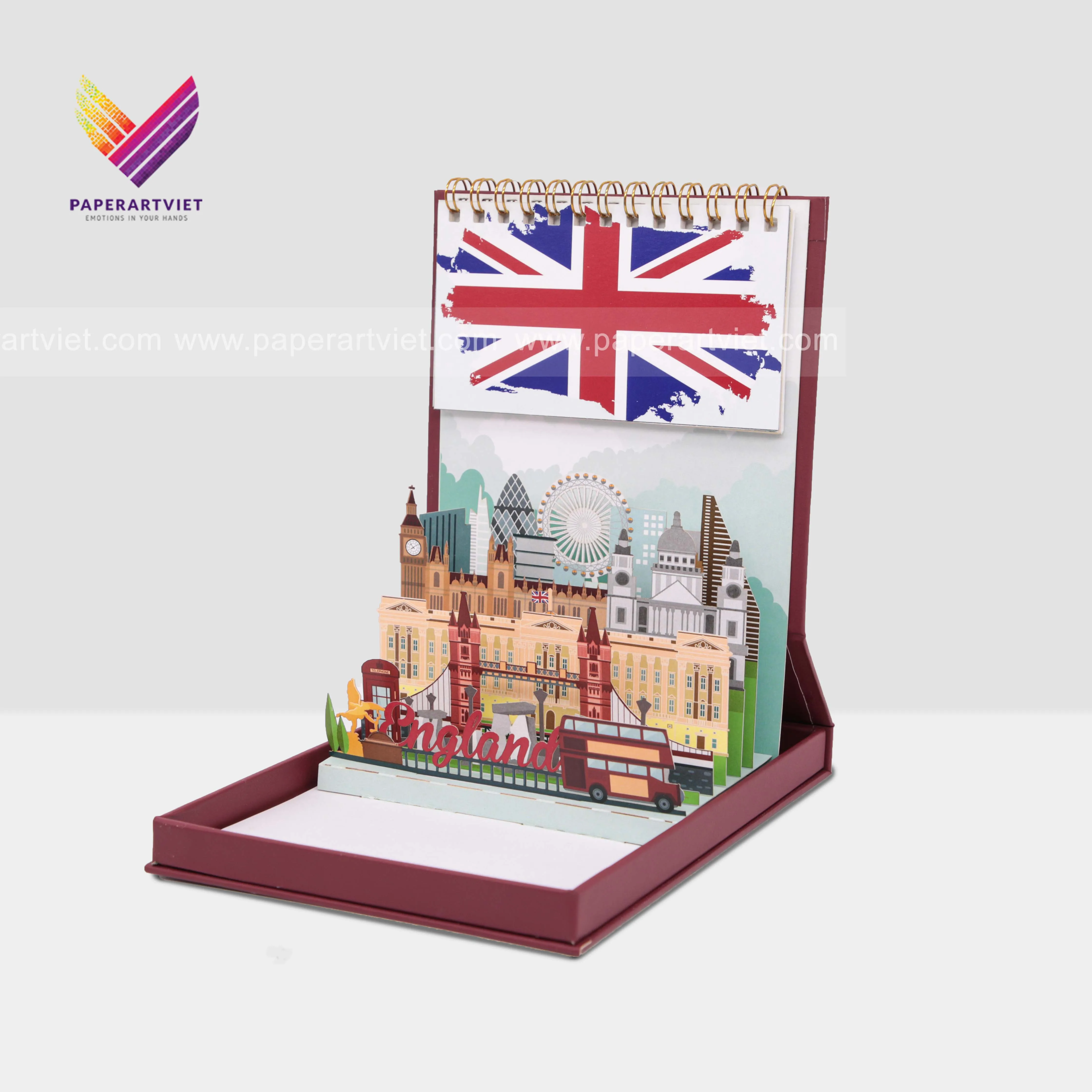 Creative Design Custom Desk Calendar Table Monthly Custom Flip Calendar Promotion Gift Advent Planner New Year 2021