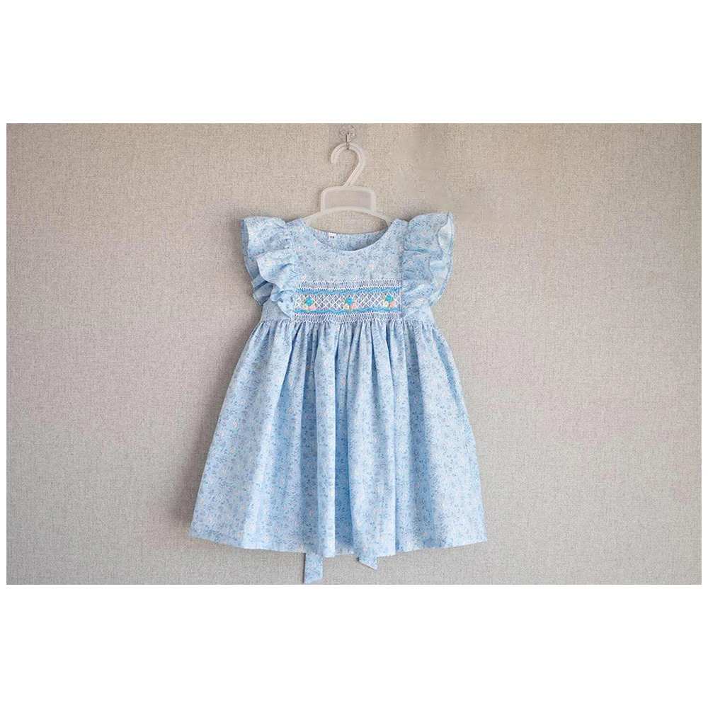 Little Girls Vintage Dresses 2 To 7 Years Smocked Dress Girl For Special Occasions From Manufacturer Vietnam