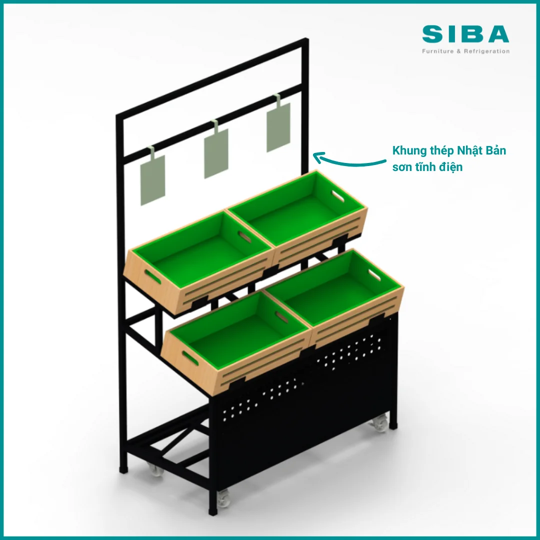 Best Price Counter Single-sided Metal Steel Supermarket Equipment Shelves Racks for Fruit Vegetable Promotion Display