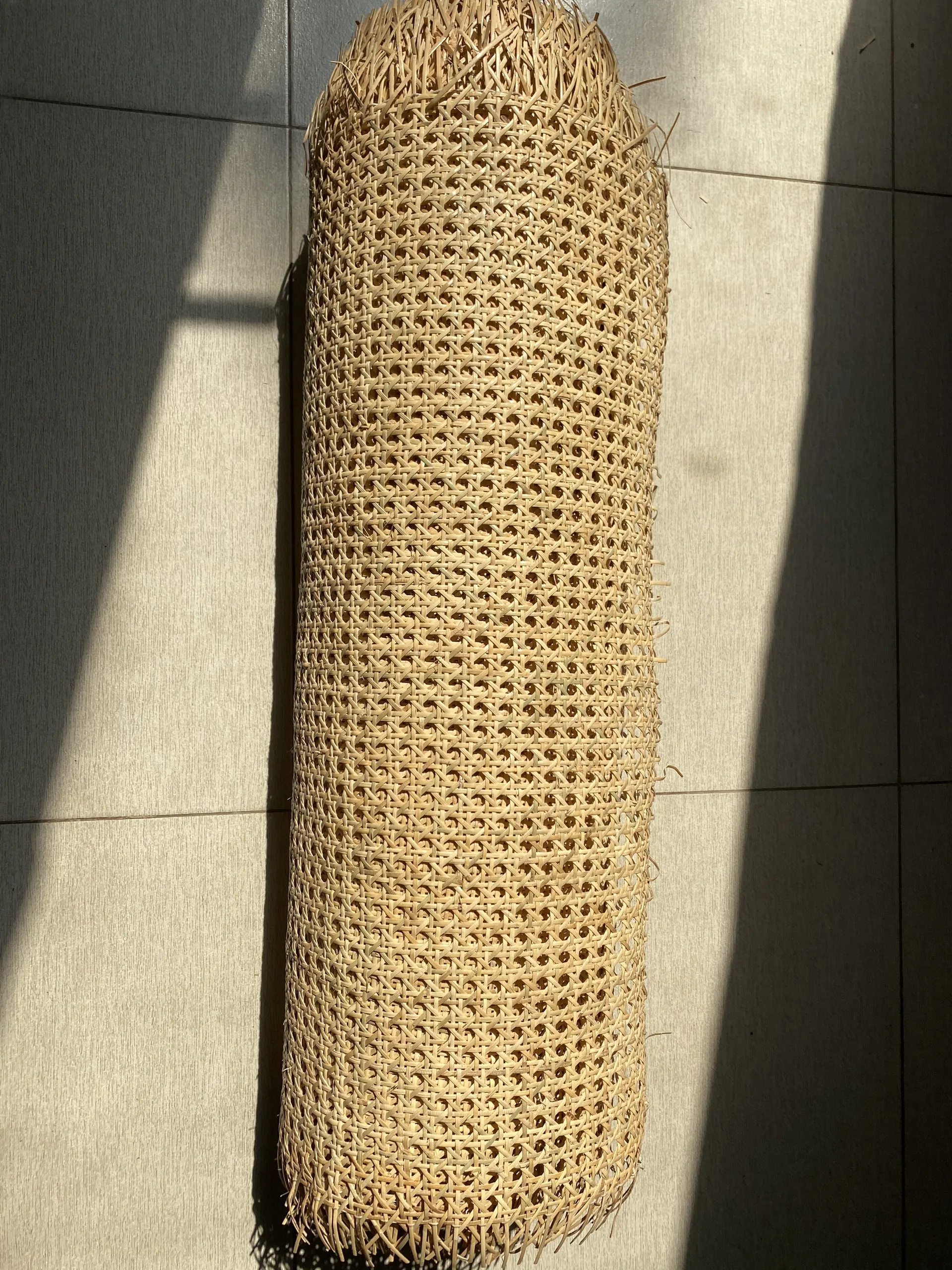 Wholesale Rattan Webbing Cane Open/Square/Close knit premium rattan webbing roll