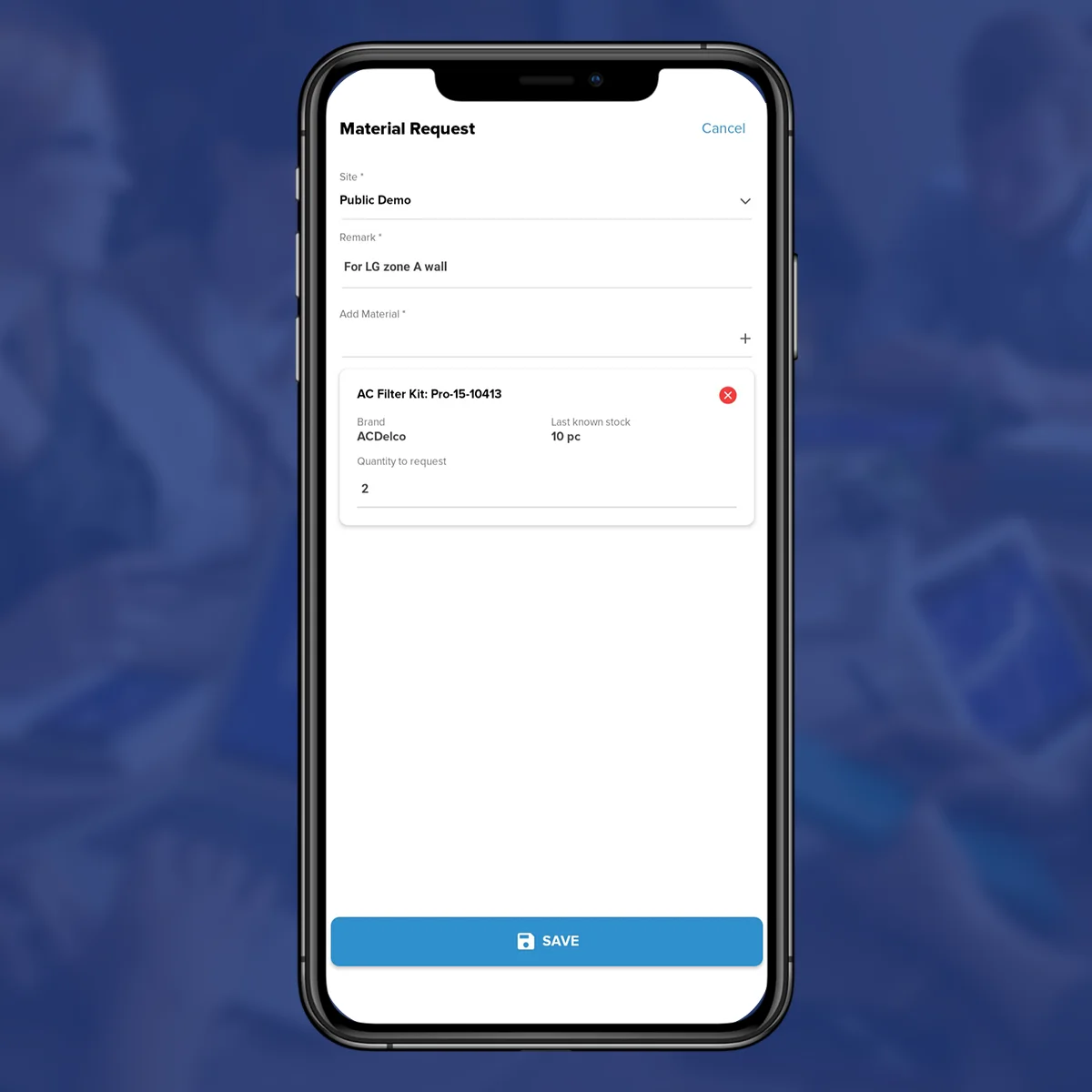 Industrial Building Inventory Management System and High Efficiency Smart CMMS to Prevent Inventory Shortage