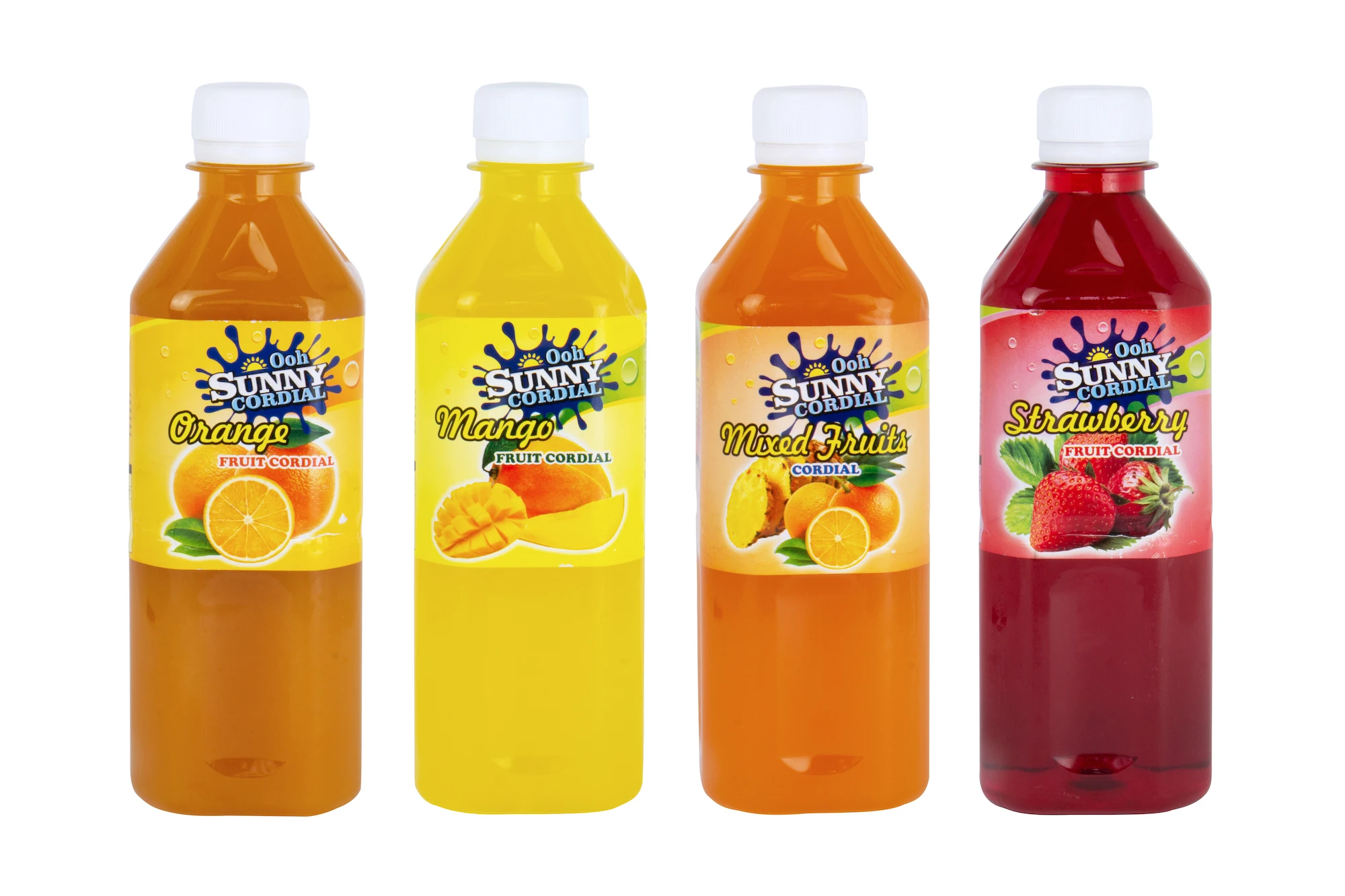 Bulk sale Orange flavour concentrate cordial with real fruit content 500ml bottle type Orange juice