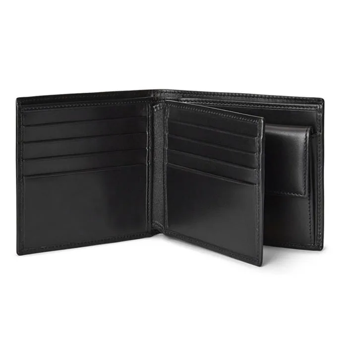 
Custom made vintage short PU luxury leather men wallet 