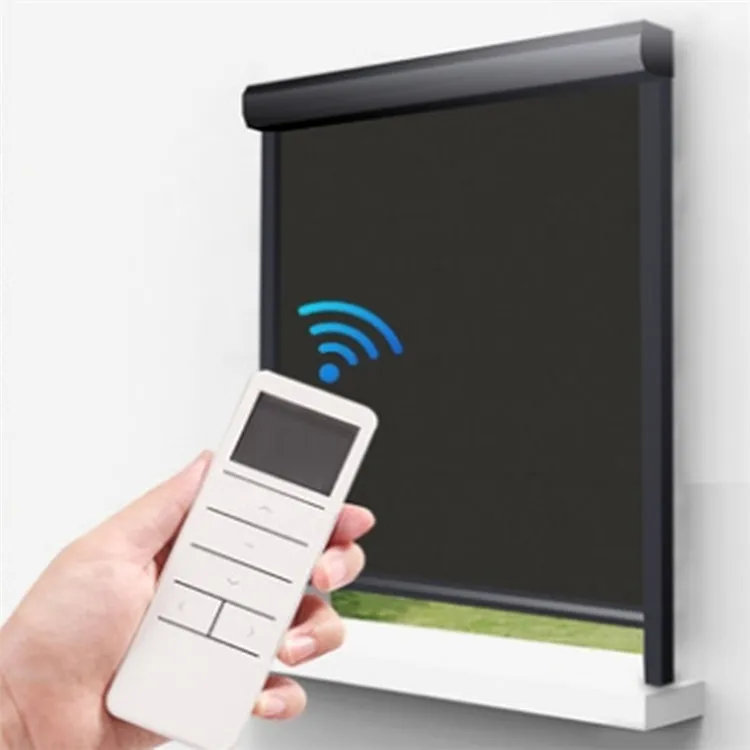 Venetian Blinds Aluminum  Motorized Weather Resistant Outdoor Zebra Blinds Price Sunscreen Shade Roller Blinds Glass