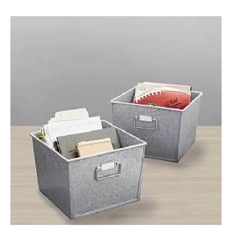 Stylish Metal Galvanized Spice Storage Container in Grey Color with Decorative Finished Perfect for Home and Kitchen Storage