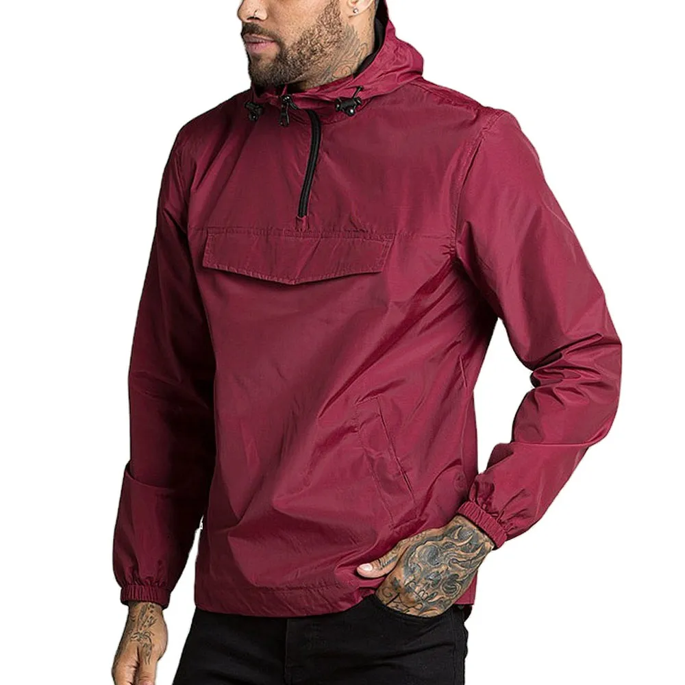 Мужская ветровка с вышивкой