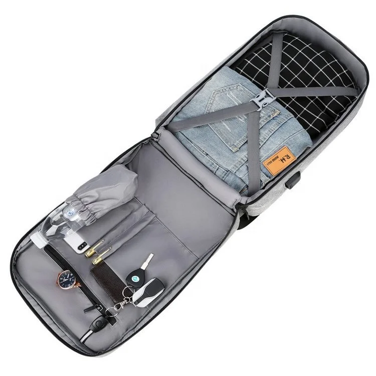 New 15.6 Inches Backbag Business Laptop Backpack Anti theft Sac a dos Smart computer Bag Oxford Spinning USB Charging laptop bag