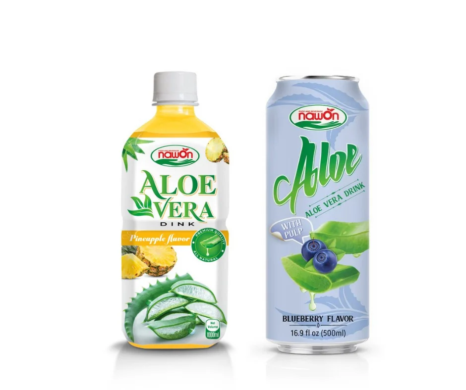 NAWON бутылка 100% сок алоэ вера 500 мл ПЭТ OEM ODM ручная пресс-форма для Pure Aloe Vera сока из сырого Алоэ Вера с низким/высоким содержанием