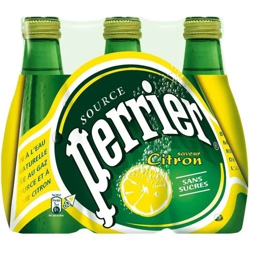 
Perrier Natural Sparkling Water Glass And Plastic Bottles And Can/perrier citron 20cl 