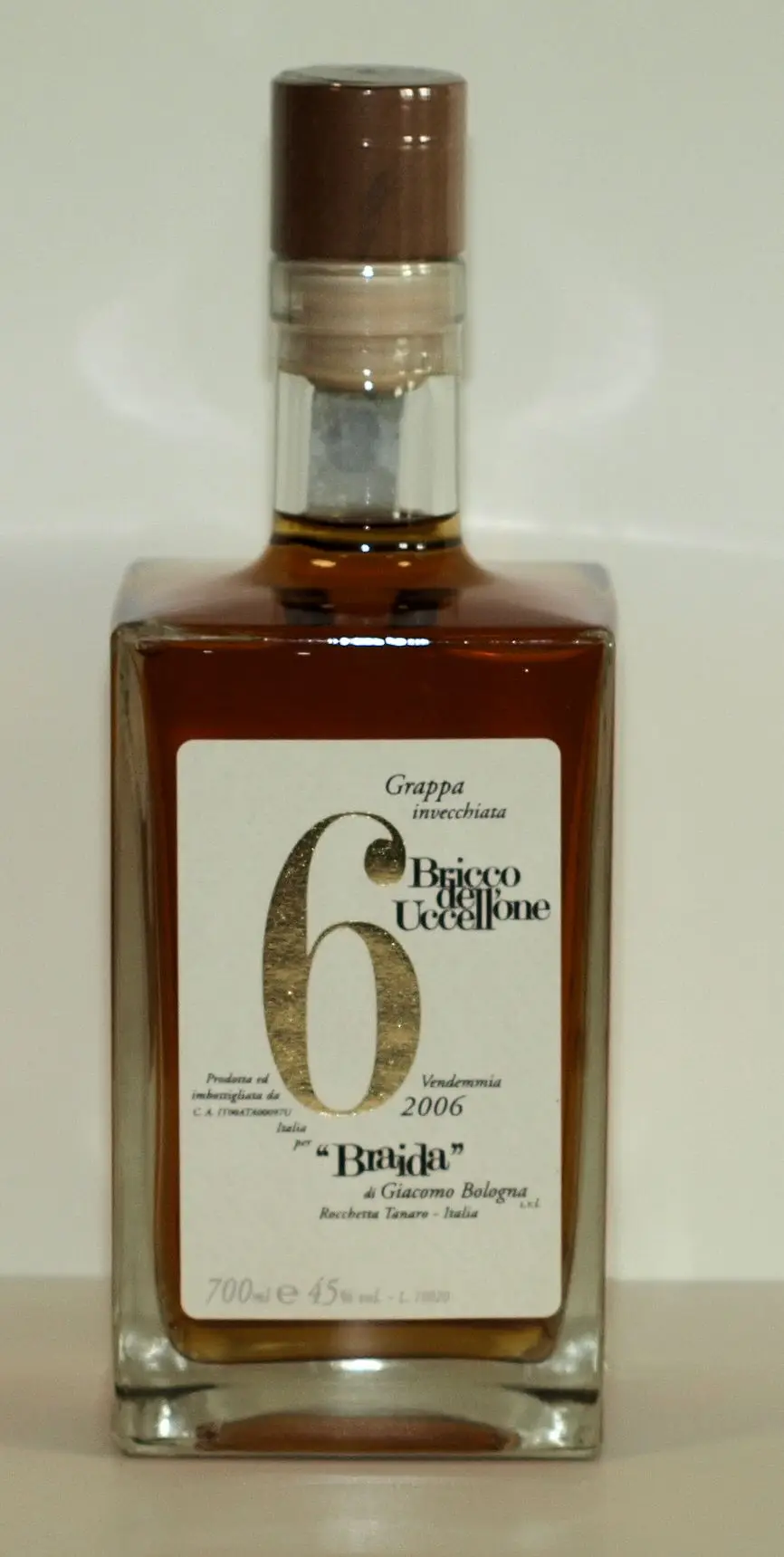 Высшее качество GRAPPA 70 cl Сделано в Италии для