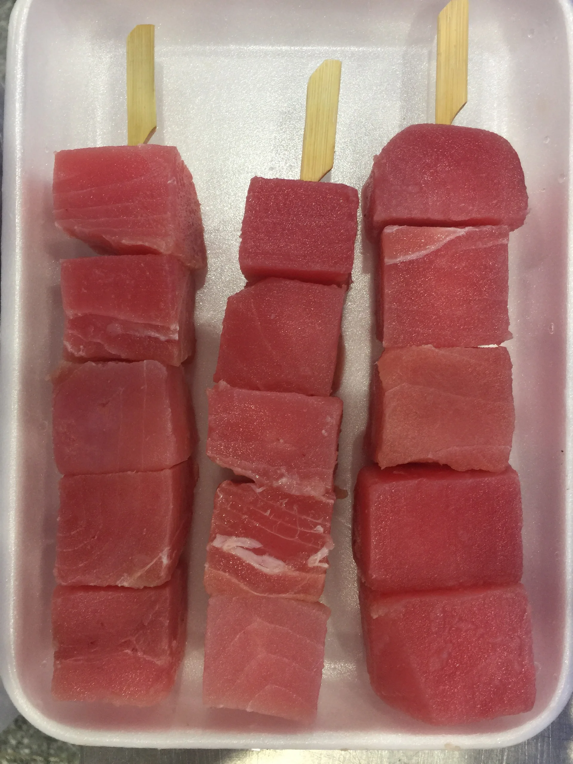  Best seller IQF yellowfin frozen Tuna cube for canned tuna from Viet Nam