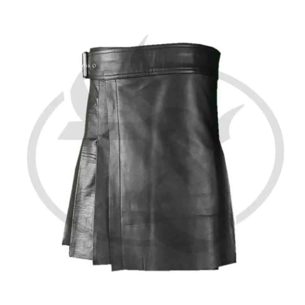 Wholesale Men Fashion Sport Utility Kilt Men Adjustable Genuine Leather Kilts