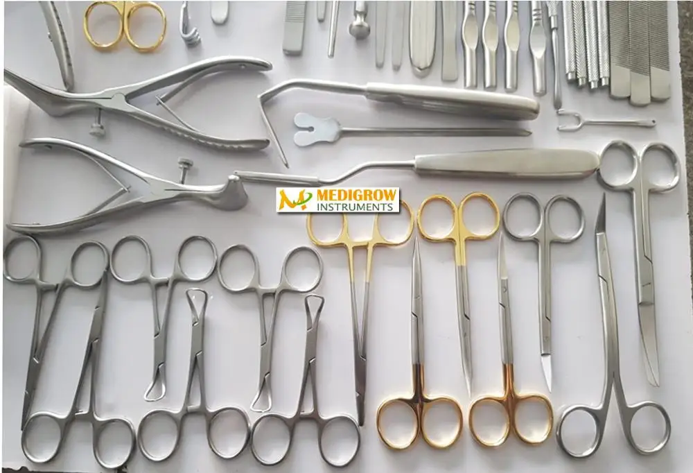
Rhinoplasty nose surgery instruments set of 53 Pcs,please surgery instruments 