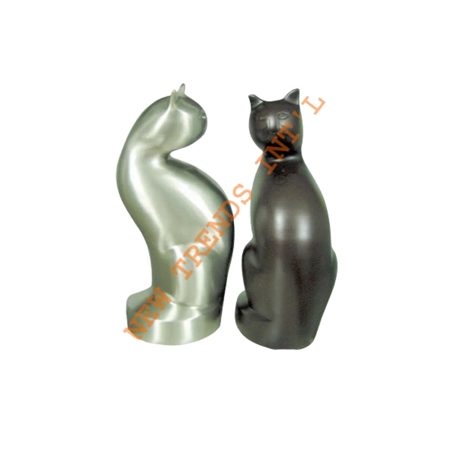 Solid Brass Pet Cremation Urns Premium Pure Funeral Ashes Urn Cat Shaped Premium Pure Customized Color Burial Ashes Urn