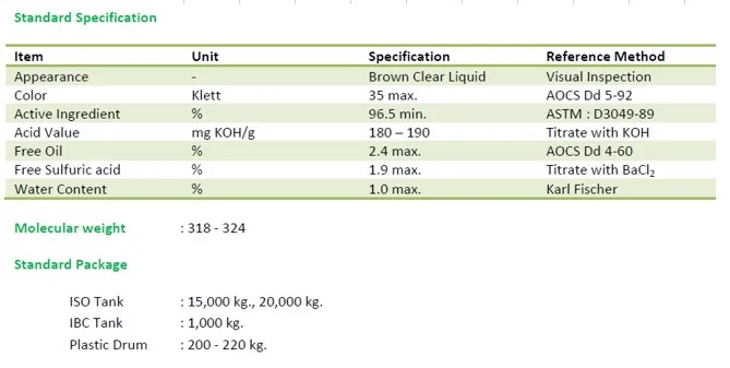Sulfonion Plus Linear Alkyl Benzene Sulfonic Acid (LABSA 96.5%)