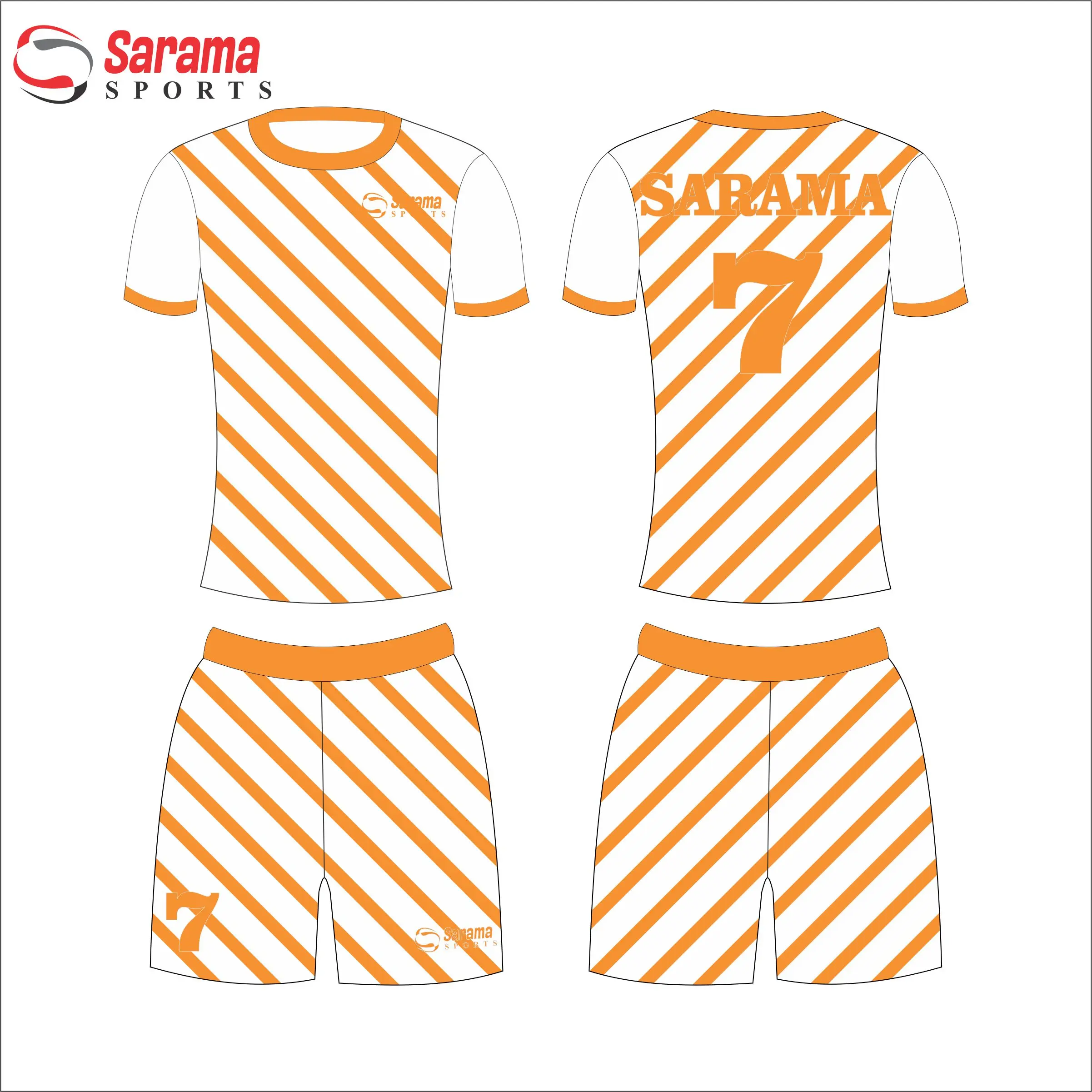 Football Jerseys Men Blank Soccer Jerseys Set Football Shirts Boys Soccer Uniforms Soccer Wear Wholesale Sublimation Plain Print