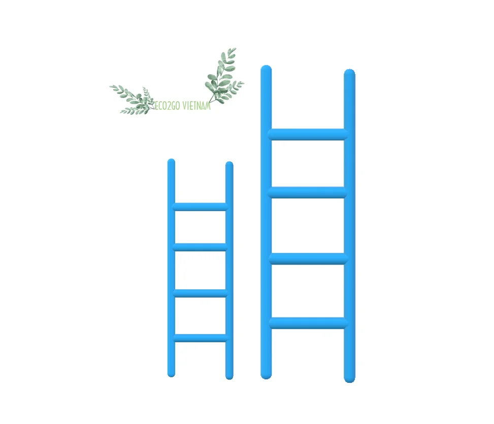 Eco-friendly and Trending 2022 Natural Bamboo Ladder Bath Towel Rack Vietnam Hanging Clothes Bathroom, Bedroom Made in Vietnam