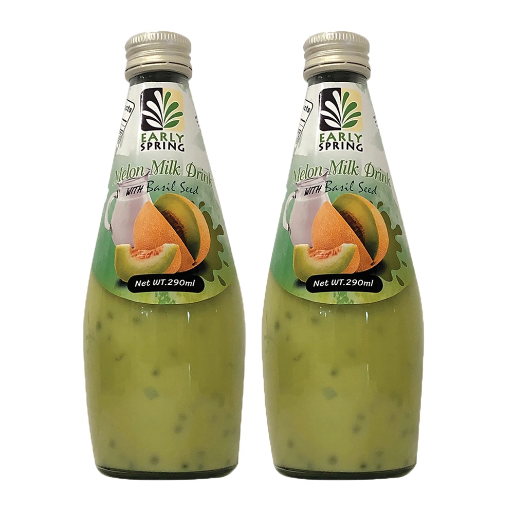 Great Taste Melon Flavored Falooda Drink with 3 Pulps HACCP GMP certified Product export from Thailand