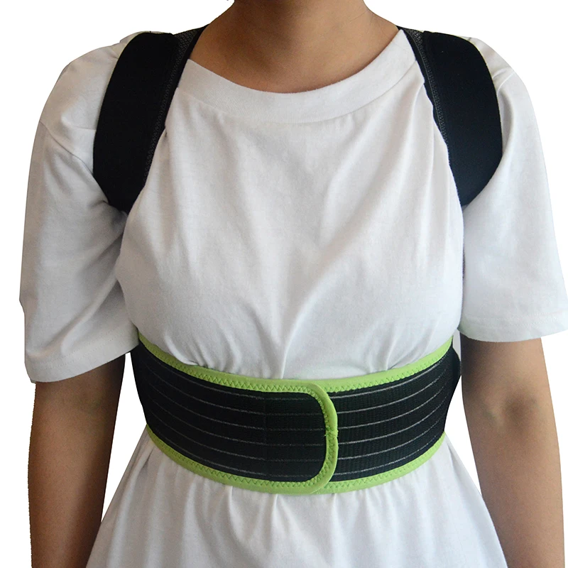 Cross Tightening Shoulder Upper Back and Waist Strap of Spandex Nylon and Polyester for Men