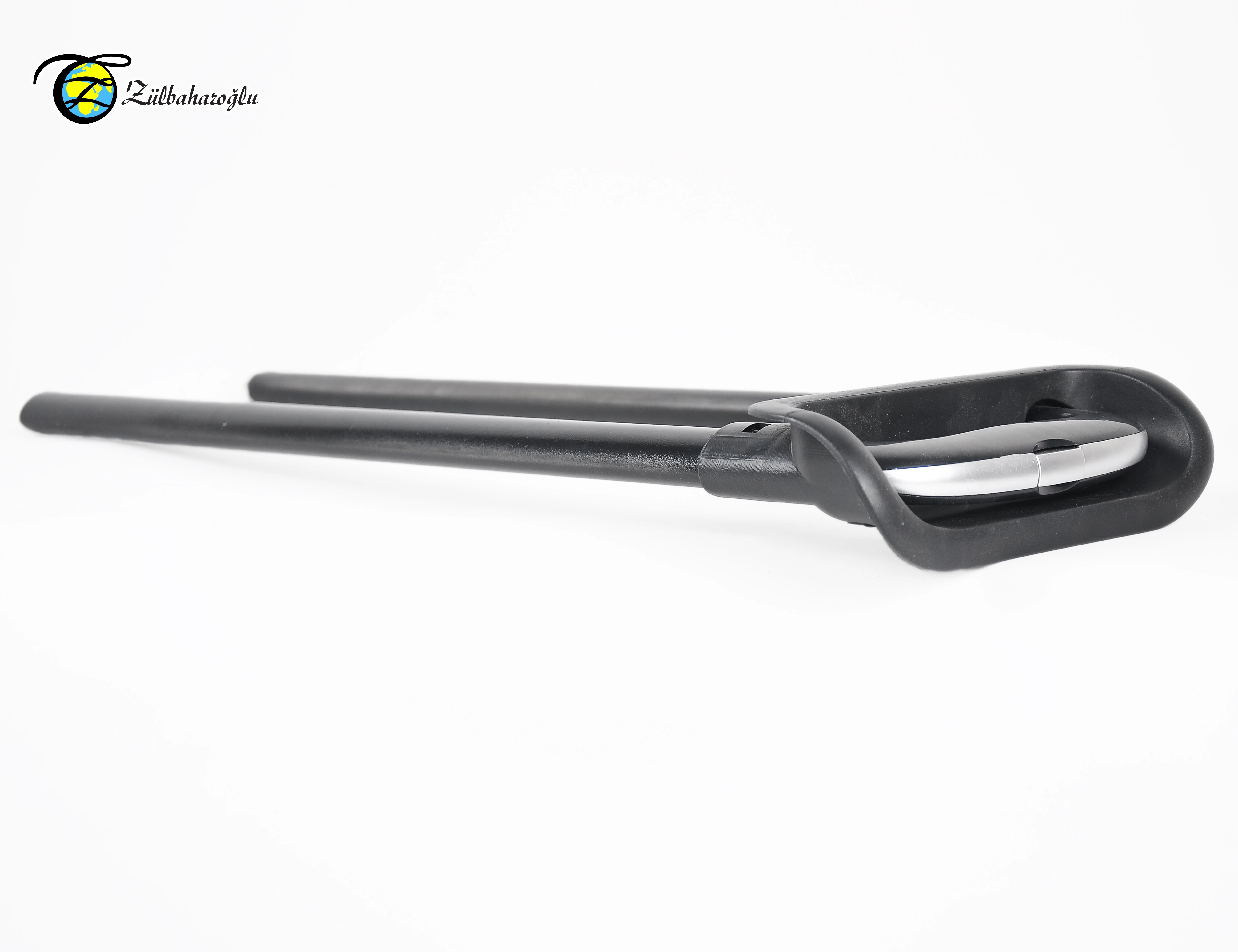 Factory Sale 2-3 Sections Made In Turkey Telescopic Trolley Handle Suitcase Accessory Luggage Trolley Iron Trolley systems