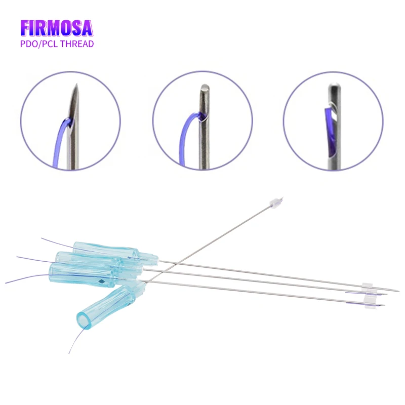Firmosa pdo thread face lifting  lift pcl Thread pdo cog thread 3D 4D 6D 8D 19G 18G 100mm for facelift