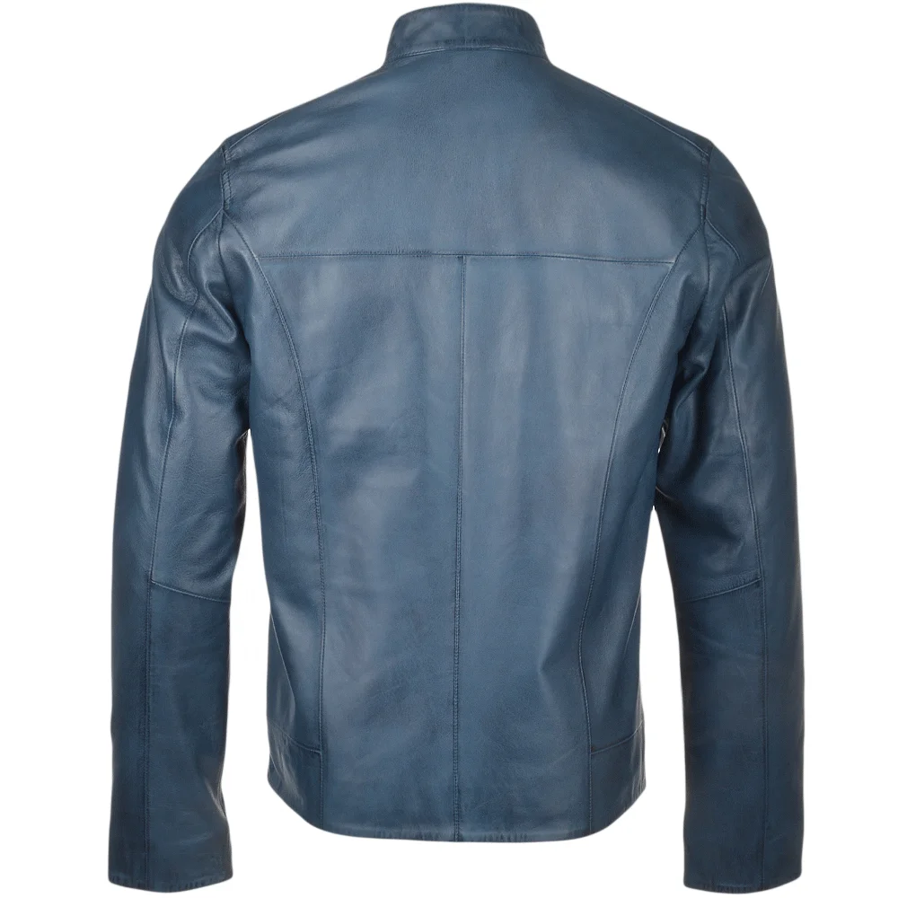 New Custom 2019 Design Top Quality Pure 100% Leather Jacket