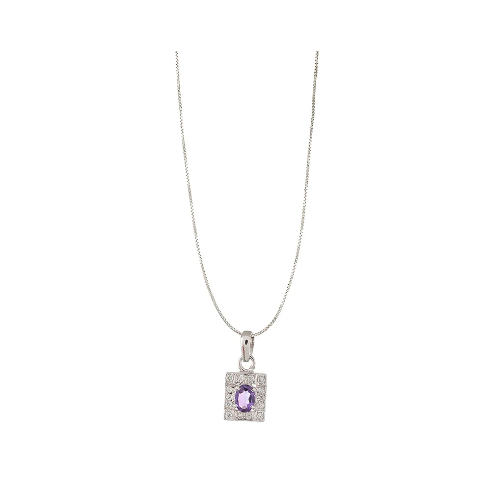 Новый дизайн ожерелье женская простая одежда для вечеринки из стерлингового серебра с покрытием небольшой кулон