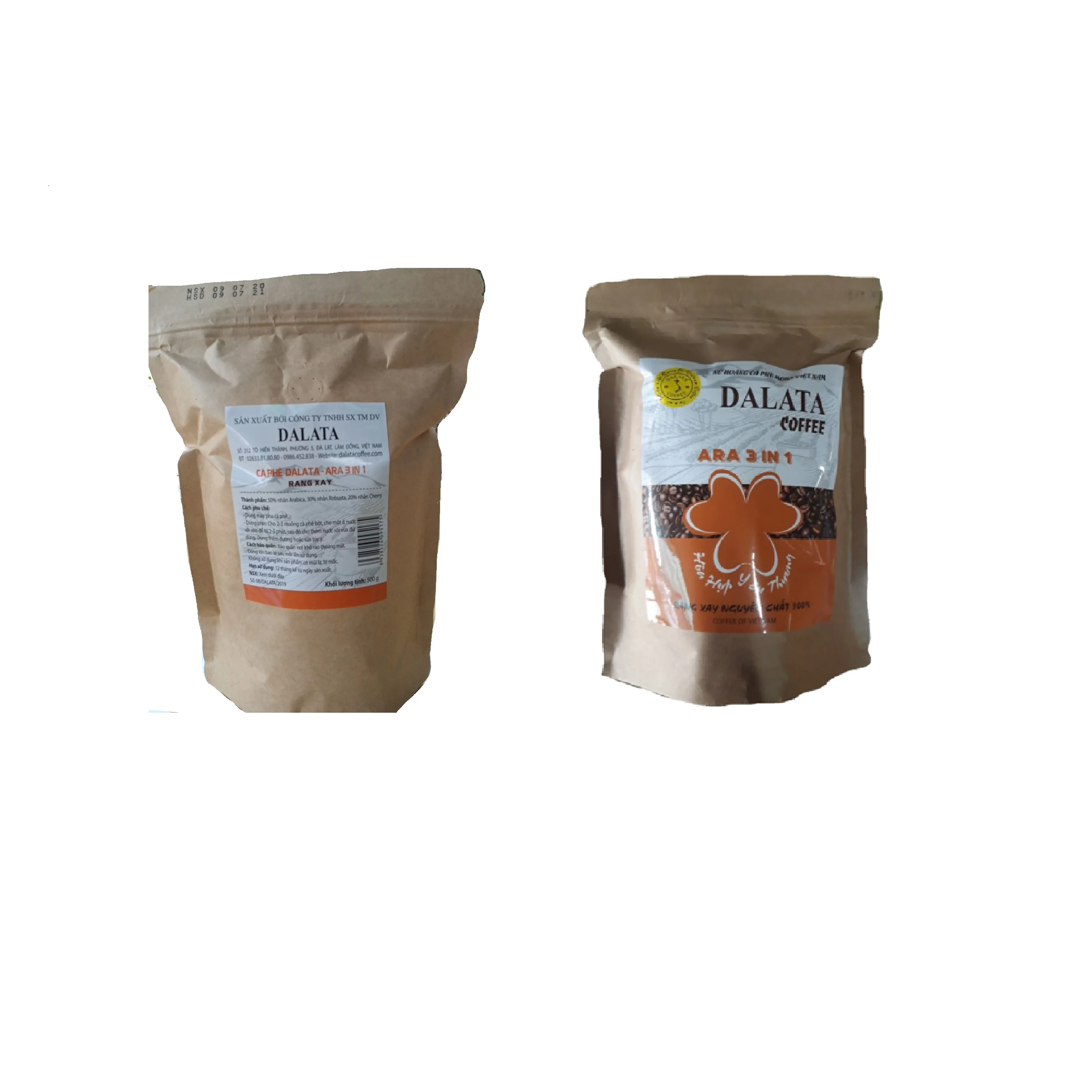 2.12% Max Moisture Coffee Powder Of Bag From Vietnam Dalat City 50% Arabica 30% Robusta 20% Cherry Organic Agriculture