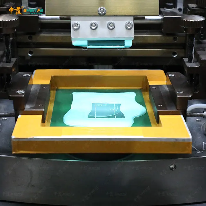 2 color automatic silk screen printing machine for flat foundation box flat lid
