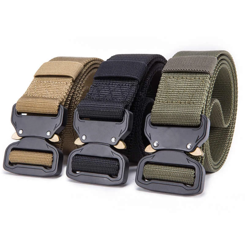 Tactical Gear Belt Molle Combat Belts Men Tactical Metal Buckle Tactical Belt