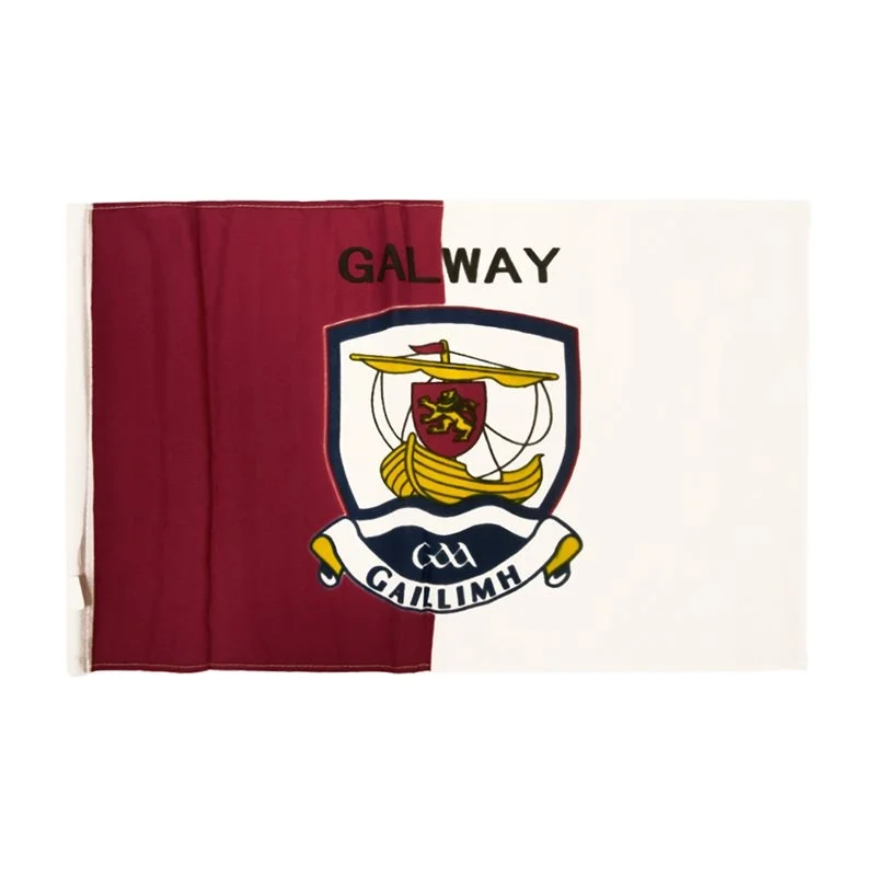 Gaa Hurling Gaelic flag custom printed logo high quality custom flags for outdoor activities