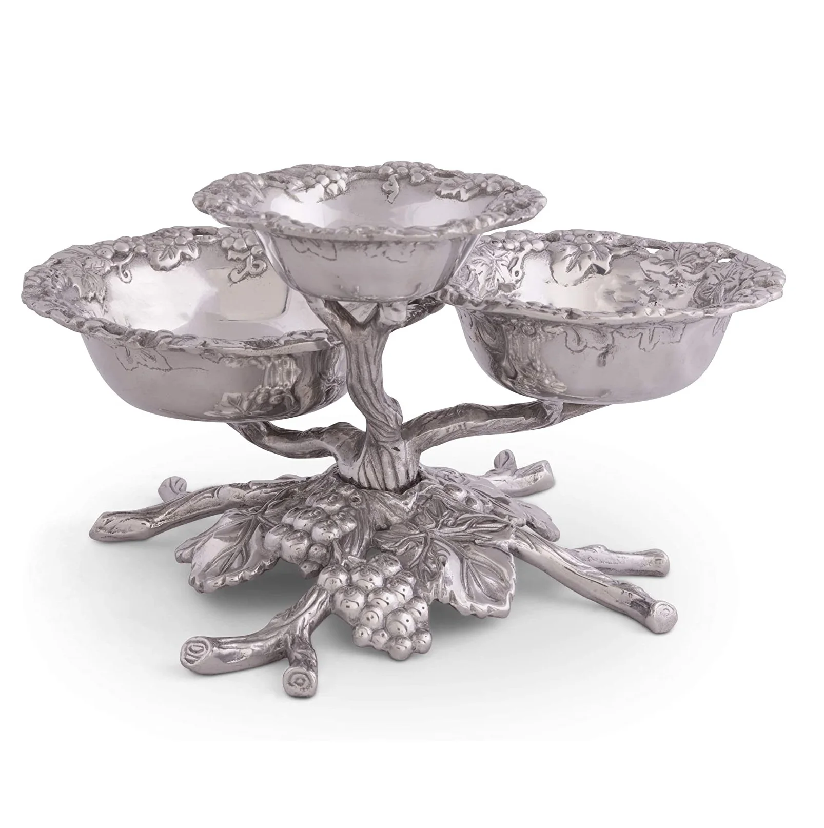 Latest serving  bowl in raw aluminum  Good Quality dual sea horse on star fish Aluminum Decorative Bowl For Sale from india