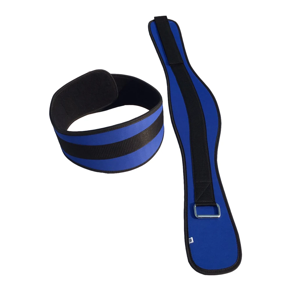 Polyfoam Weight Lifting Belt Gym Fitness Training  Padded Curved Belt Lumbar Back Support Great for Bodybuilding