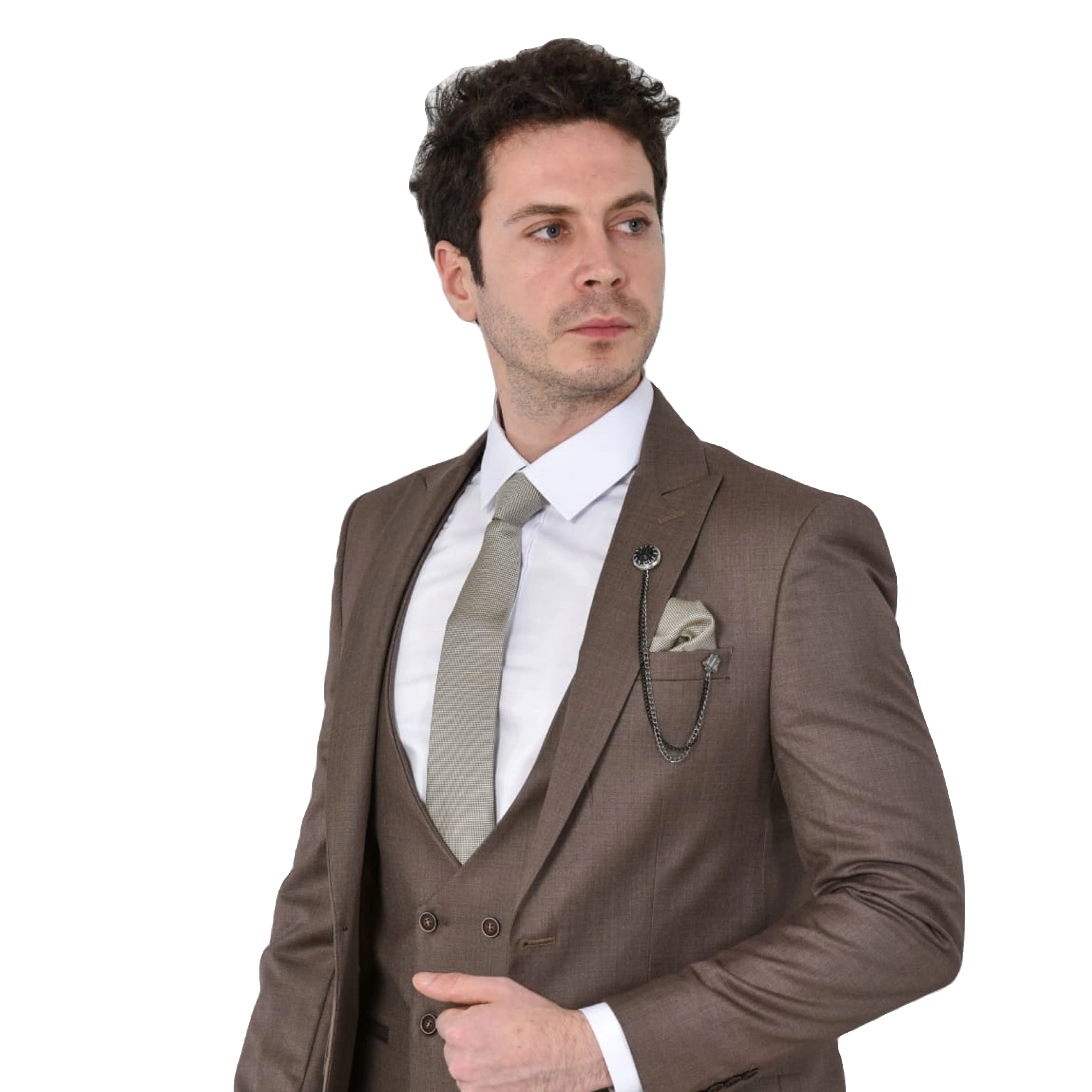 
2021 New Arrival Men Suit 3 Pieces Classic Plaid Twill Dot Suits Men Business Wedding Suits Slim Fit Tuexdo Party Dress 