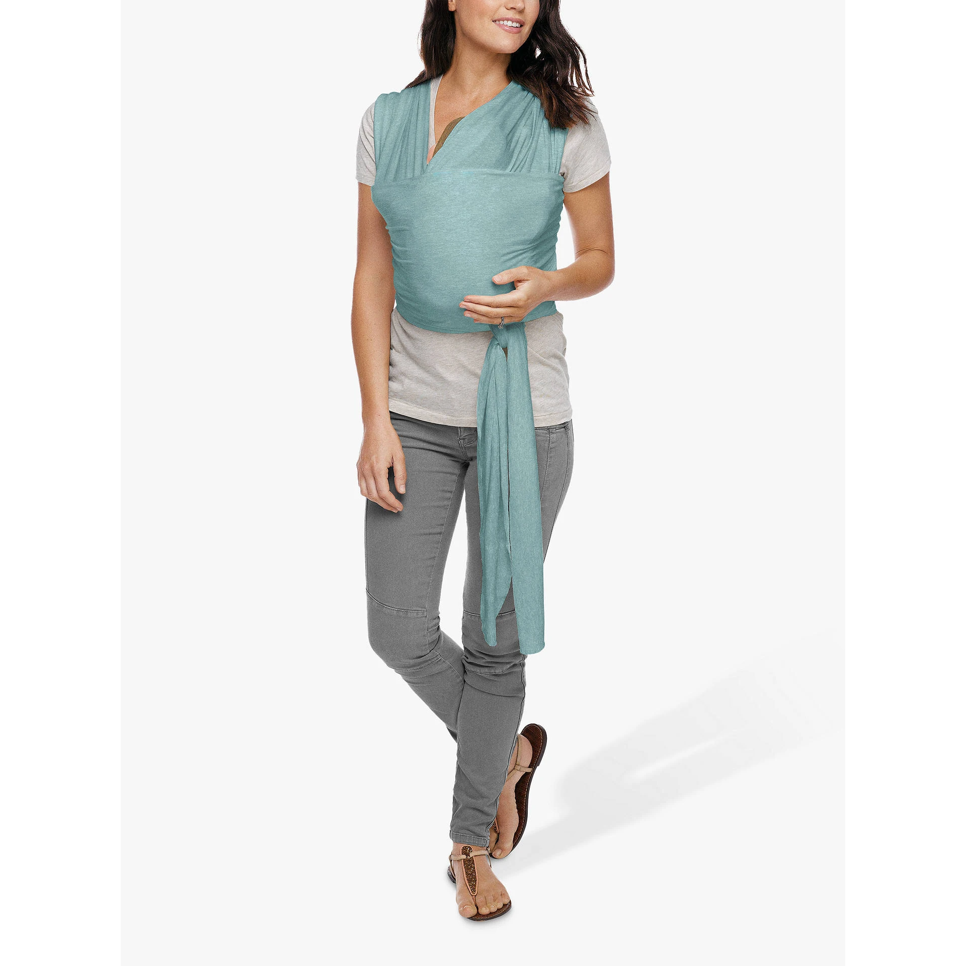 
95% Bamboo 5% Spandex Knitted Stretchy Organic Very Soft Light Weight Breathable Baby Wrap Carrier 