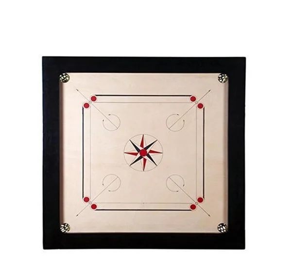 
Один кусок 42 дюйма деревянный Carom Board Set настольная игра 