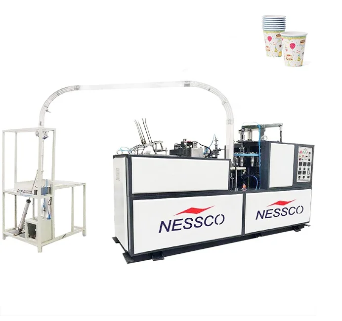 
Машина для производства одноразовых бумажных стаканчиков (80 шт./мин) в Турции 