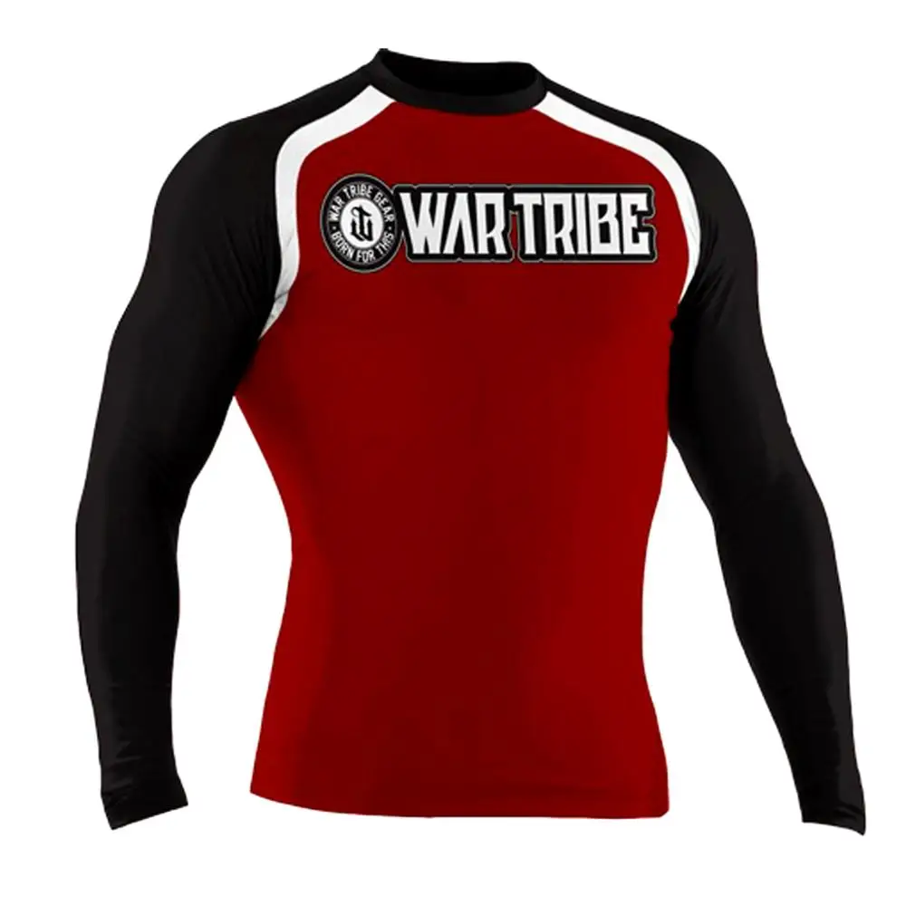 Custom Silicone Belt Design MMA Rash Guards Polyester Spandex Grappling Nogi No Gi Jiu Jitsu Bjj Rashguard Bjj