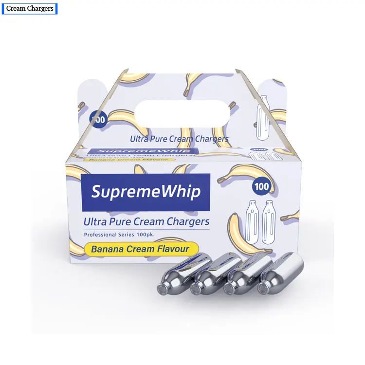 USA Origin Supplier of Banana Flavor Whipped Cream Chargers at Best Market Price