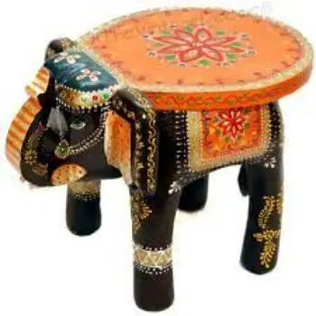 High Quality Handicraft Decor Large Wooden Handcrafted Elephant Table C Gift and home decor Classic and Traditional Style India