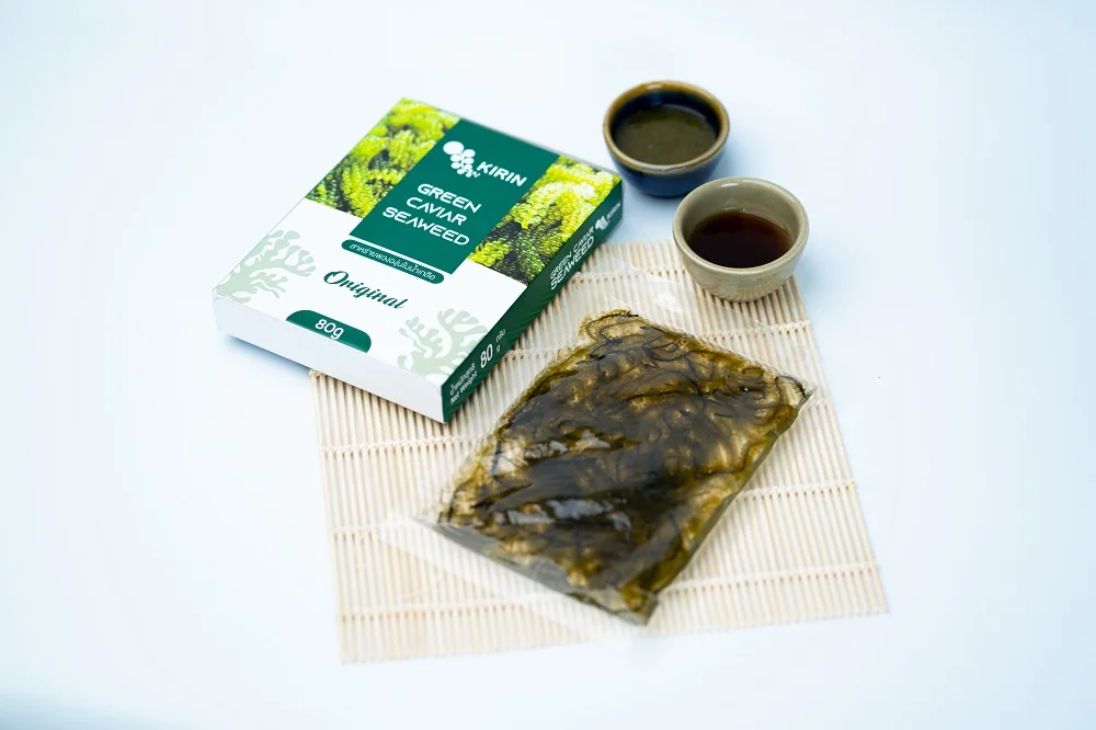 
Organic Fresh Seasoned Sea Grape green caviar with Shelf Life 9 months and Weight 80g 